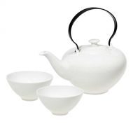 Teeland Mandalay - Porzellan-Teeset, Fine Bone China: 1 Kanne - 2 Schalen