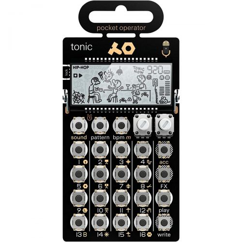  Teenage Engineering},description:The PO-32 tonic is the next level pocket operator, featuring a built-in microphone and import  export functionality. PO-32 tonic is a powerful dru