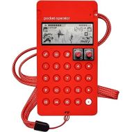 teenage engineering CA-X silicon pro-case for pocket operators with built-in battery protection and anti-slip feet (red)