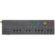 teenage engineering OP?Z portable sequencer, synthesizer, drum machine and visual controller with built-in microphone for sampling, effects and midi, iOS compatible and battery powered