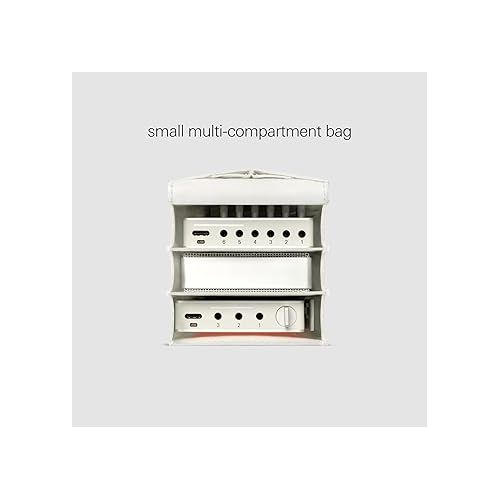  Teenage Engineering field accordion multi-compartment small bag, white