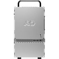 teenage engineering Computer-1 mini-ITX PC computer case chassis with powder coated aluminum, chrome metal handles, and dual-slot GPU, small form factor, compatible with SFX power supply (aluminum)