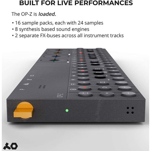  Teenage Engineering OP-Z Wireless Bluetooth Multimedia Synthesizer and Sequencer for iOS, Mac, Android