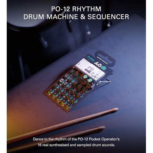 Teenage Engineering PO-12 Pocket Operator Rhythm Drum Machine