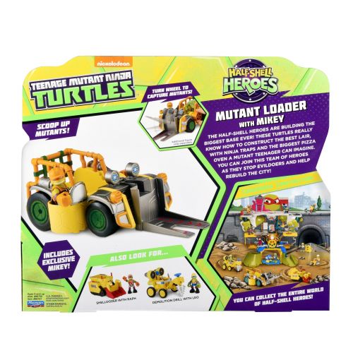  TEENAGE MUTANT NINJA TURTLES Teenage Mutant Ninja Turtles Half Shell Heroes Mutant Capture Vehicle with Michelangelo Figure