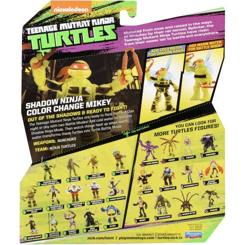  Teenage Mutant Ninja Turtles 5 Ninja Color Change Michelangelo Basic Action Figure