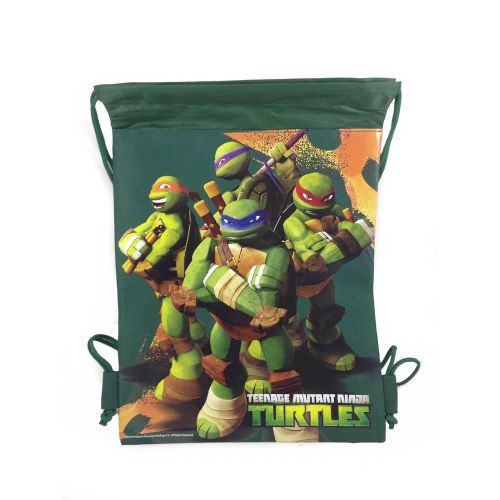  Teenage Mutant Ninja Turtles Green Drawstring Backpack