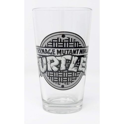  Teenage Mutant Ninja Turtles Pint Glass Tumbler - Officially Licensed (5-3/4 Tall)