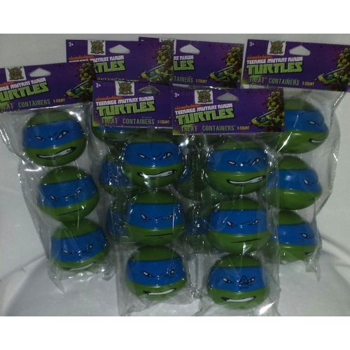  Teenage Mutant Ninja Turtles Nickelodeon Teenage Mutant Ninja Turtle; TMNT Party Favor Treat Containers; Goodie Bags Treats; Set of 18