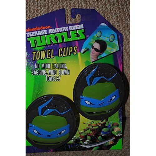  Teenage Mutant Ninja Turtles Beach Towel Clips Set of Two