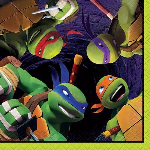  Teenage Mutant Ninja Turtles Beverage Napkins, 16ct