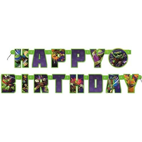  5.5ft Teenage Mutant Ninja Turtles Birthday Banner