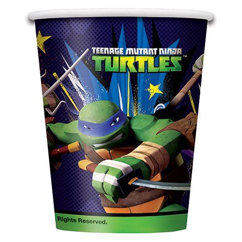  Teenage Mutant Ninja Turtles Party Cups, 8ct