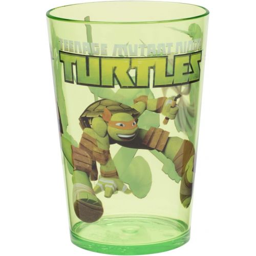  Zak Designs Teenage Mutant Ninja Turtles 14 oz. Plastic Tumbler, Ninja Turtles