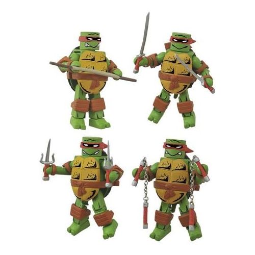  Teenage Mutant Ninja Turtles Mirage Minimates Set of 4