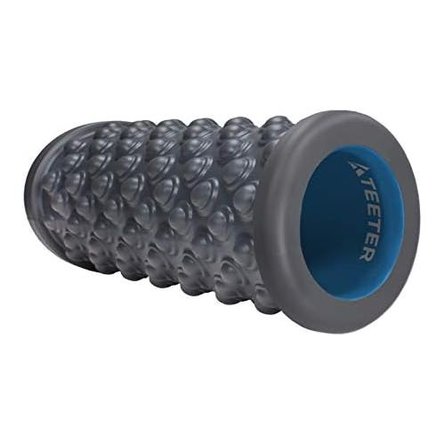  Teeter Massage Foam Roller - Textured for Deep Tissue Muscle Relief to Boost Recovery, Flexibility, Mobility - Back Pain Relief, Sports Massage, Myofascial Release