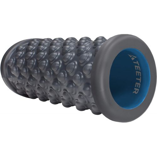  Teeter Massage Foam Roller - Textured for Deep Tissue Muscle Relief to Boost Recovery, Flexibility, Mobility - Back Pain Relief, Sports Massage, Myofascial Release