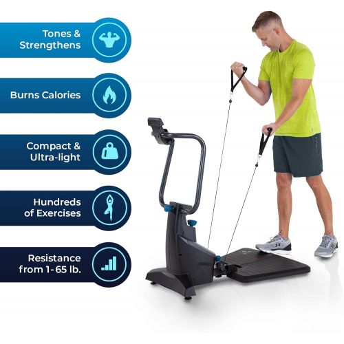  Teeter FitForm Home Gym Strength Trainer - Low-Impact Total Body Cable Resistance - TeeterMove Personal Training App