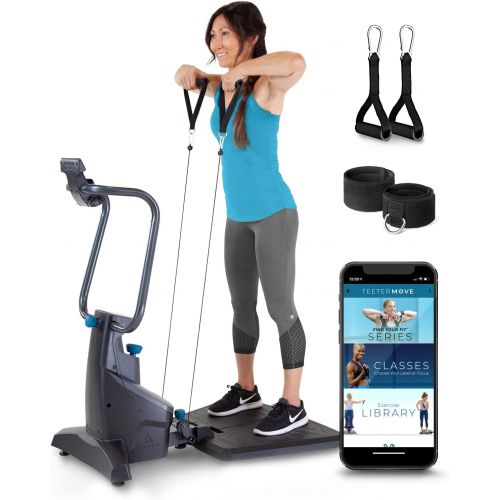  Teeter FitForm Home Gym Strength Trainer - Low-Impact Total Body Cable Resistance - TeeterMove Personal Training App