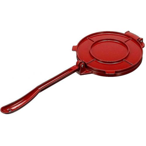  [아마존베스트]Teeyyui 6.5 Inch Tortilla Press Maker, Non-Stick Gadgets DIY Bakeware with Foldable, Sturdy Handle for Homemade Tortillas or Tacos Cake Breakfast (Red)