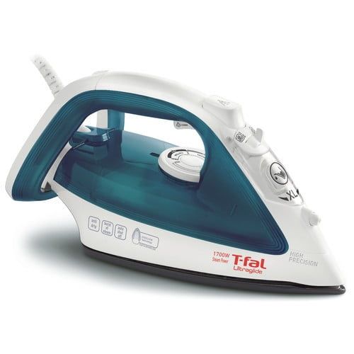 테팔 T-fal, FV4017, Ultraglide Steam Iron, 1700 Watts, Blue