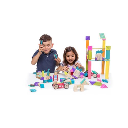  Tegu Zip Zap Magnetic Wooden Block Set