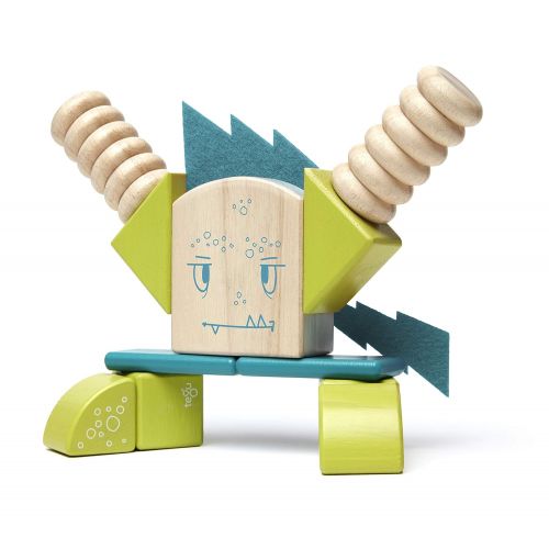  Tegu Zip Zap Magnetic Wooden Block Set