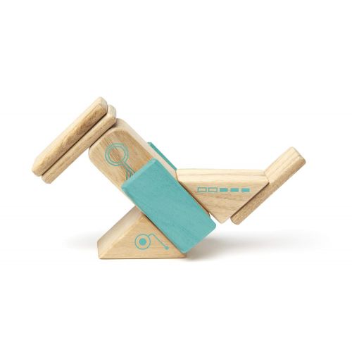  Tegu Robo Magnetic Wooden Block Set: Toys & Games