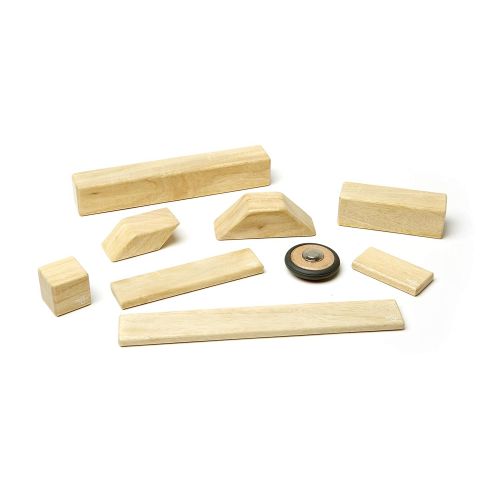  42 Piece Tegu Magnetic Wooden Block Set, Natural