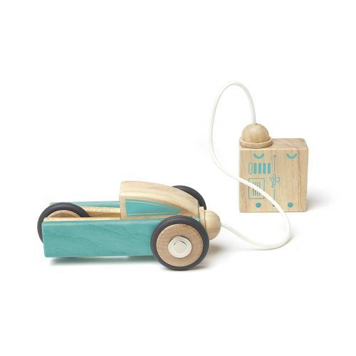  Tegu Circuit Racer Magnetic Wooden Block Set