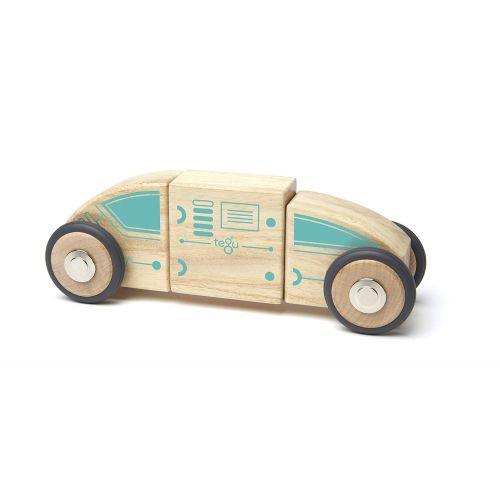  Tegu Circuit Racer Magnetic Wooden Block Set