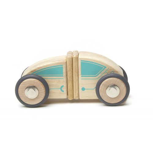  Tegu Circuit Racer Magnetic Wooden Block Set