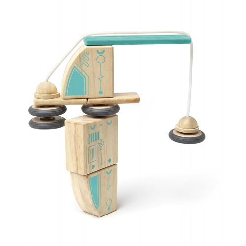  Tegu Circuit Racer Magnetic Wooden Block Set