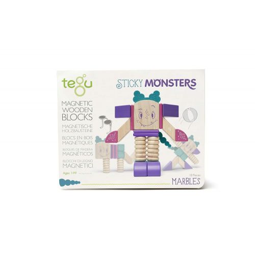  Tegu Marbles Magnetic Wooden Block Set