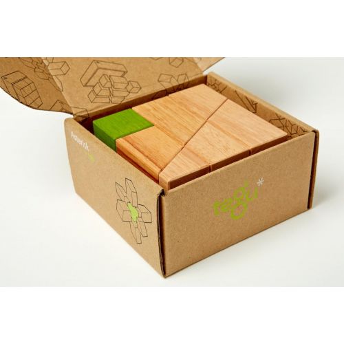  8 Piece Tegu Asterisk Magnetic Wooden Block Set, Mahogany