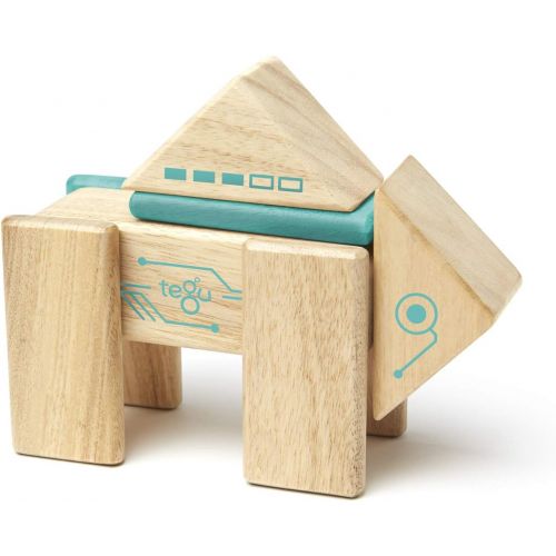  Tegu Robo Magnetic Wooden Block Set