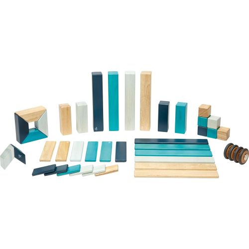  42 Piece Tegu Magnetic Wooden Block Set, Natural