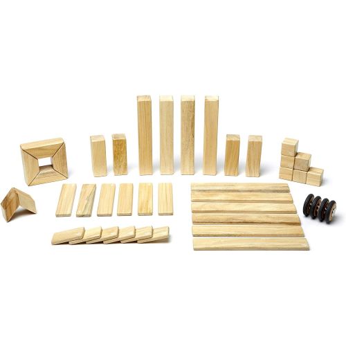  42 Piece Tegu Magnetic Wooden Block Set, Natural