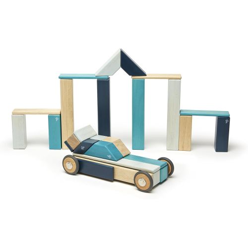  42 Piece Tegu Magnetic Wooden Block Set, Natural