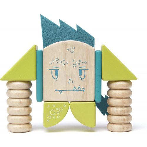  Tegu Beans & TUMTUM Magnetic Wooden Block Set