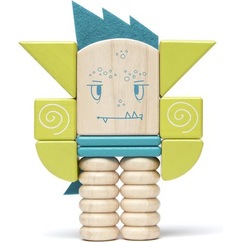  Tegu Beans & TUMTUM Magnetic Wooden Block Set