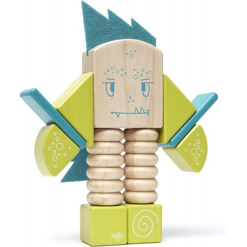  Tegu Beans & TUMTUM Magnetic Wooden Block Set