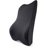 Tektrum Orthopedic Entire Back Support Full Lumbar Cushion for Home/Office Chair, Car Seat - Ergonomic Thick 3D Design Fit Body Curve - Best for Back Pain Relief, Improve Posture - Black (015-A)