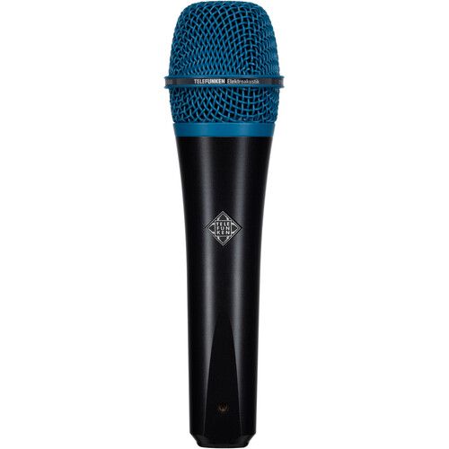  Telefunken M80 Custom Handheld Supercardioid Dynamic Microphone (Black Body, Blue Grille)