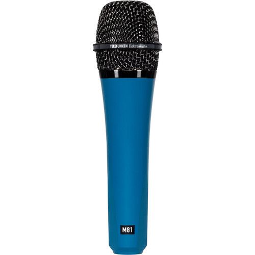  Telefunken M81 Custom Handheld Supercardioid Dynamic Microphone (Blue Body, Black Grille)