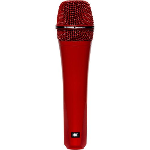  Telefunken M81 Custom Handheld Supercardioid Dynamic Microphone (Red Body, Red Grille)