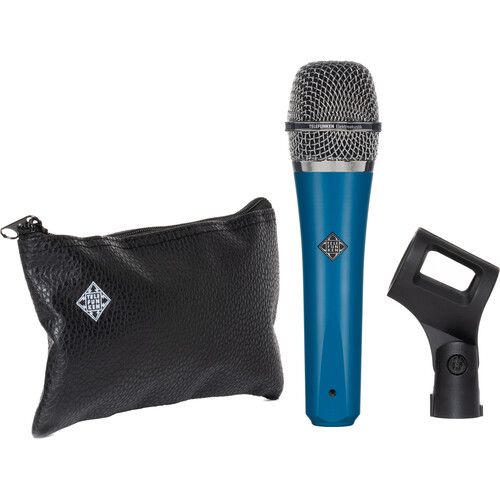  Telefunken M80 Custom Handheld Supercardioid Dynamic Microphone (Blue Body, Chrome Grille)