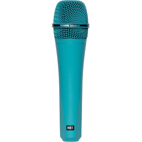  Telefunken M81 Custom Handheld Supercardioid Dynamic Microphone (Turquoise Body, Turquoise Grille)