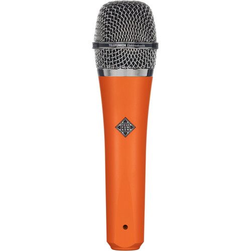  Telefunken M80 Custom Handheld Supercardioid Dynamic Microphone (Orange Body, Chrome Grille)