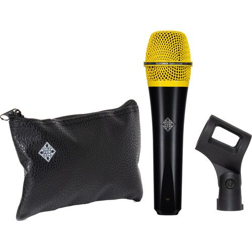  Telefunken M80 Custom Handheld Supercardioid Dynamic Microphone (Black Body, Yellow Grille)